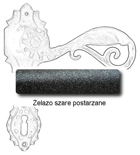 Żelazo szare postarzane
