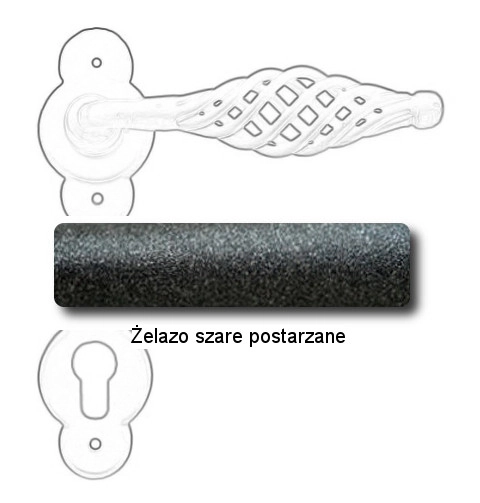 Żelazo szare postarzane