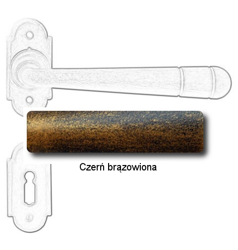 Czerń brązowiona