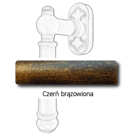 Czerń brązowiona