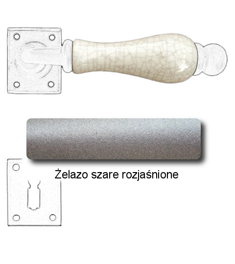 Żelazo szare postarzane