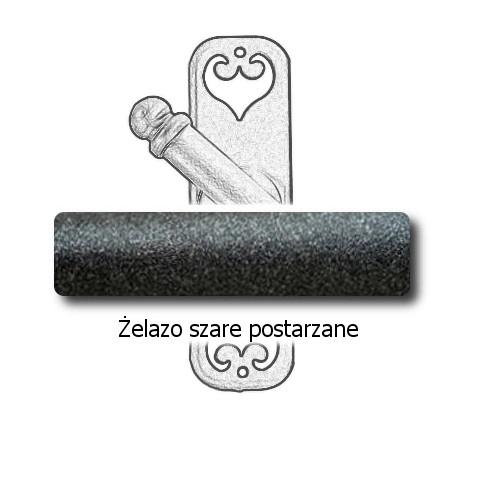 Żelazo szare postarzane