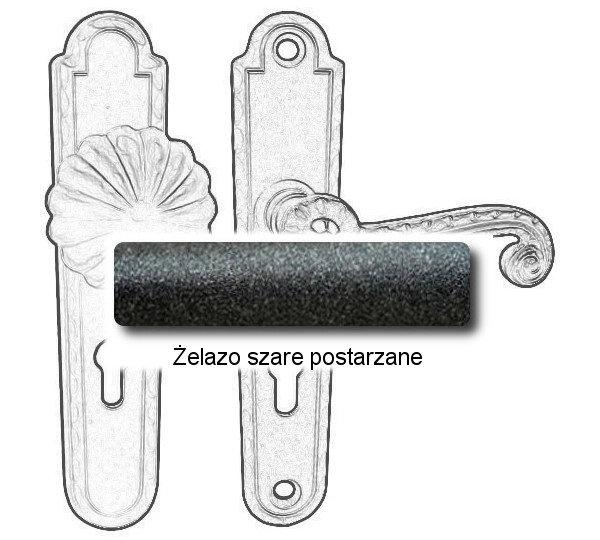 Żelazo szare postarzane