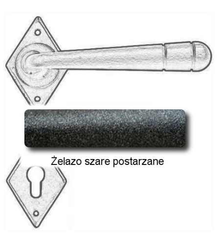 Żelazo szare postarzane