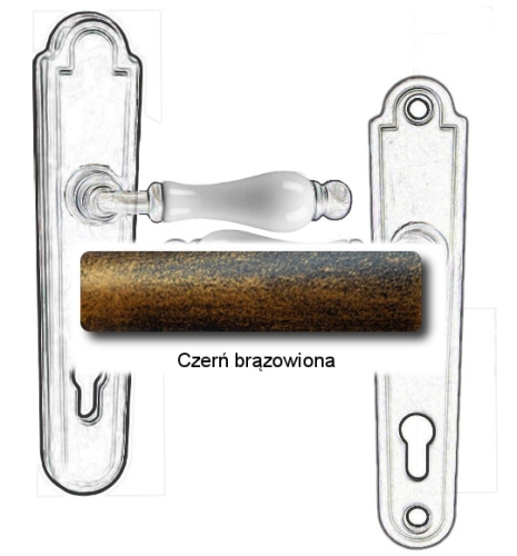 Czerń brązowiona