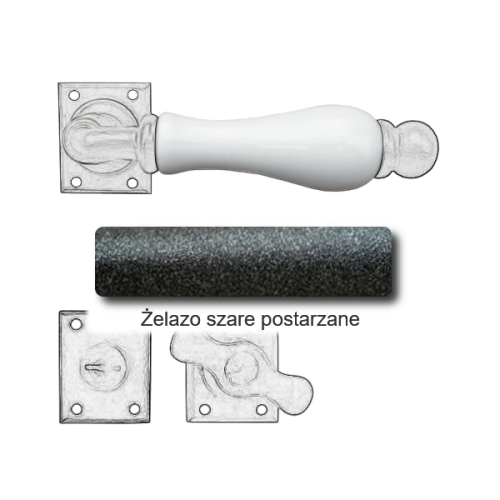 Żelazo szare postarzane