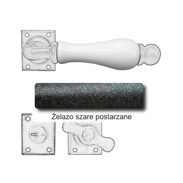 Żelazo szare postarzane