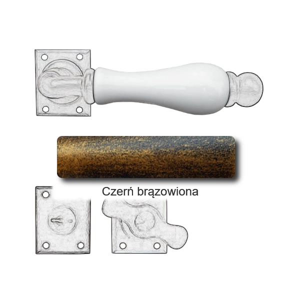 Czerń brązowiona