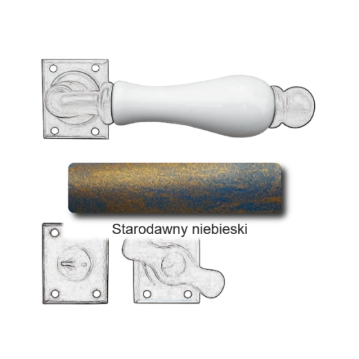 Starodawny niebieski