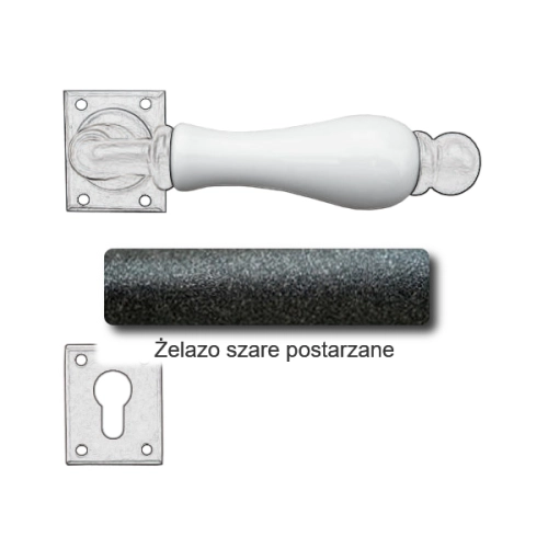 Żelazo szare postarzane