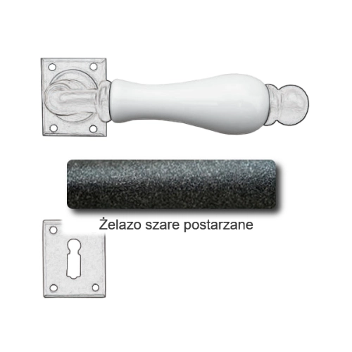 Żelazo szare postarzane