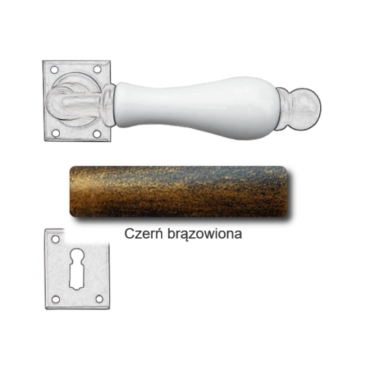 Czerń brązowiona