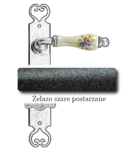 Żelazo szare postarzane