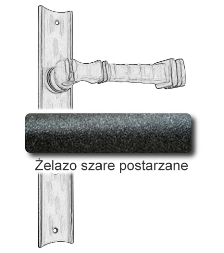 Żelazo szare postarzane