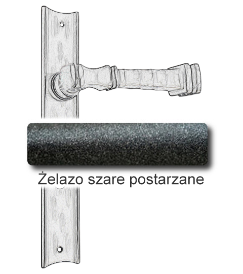 Żelazo szare postarzane
