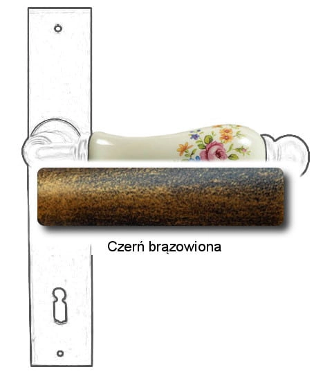 Czerń brązowiona