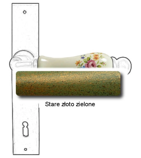 Stare złoto zielone