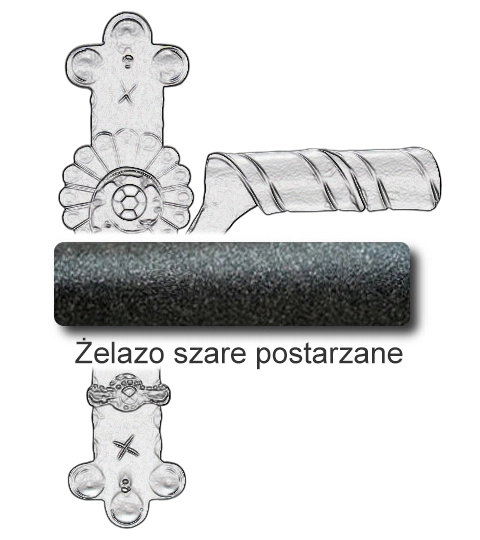 Żelazo szare postarzane