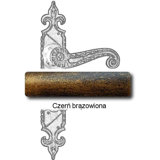 Czerń brązowiona