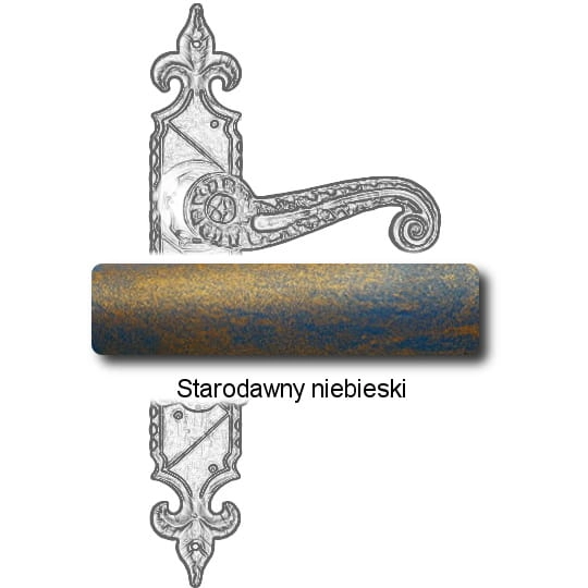 Starodawny niebieski