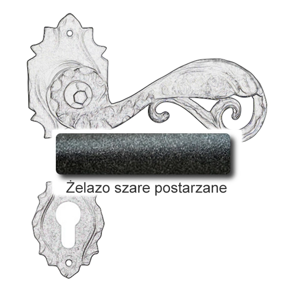 Żelazo szare postarzane
