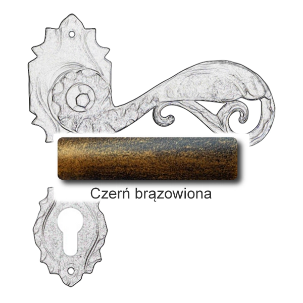 Czerń brązowiona