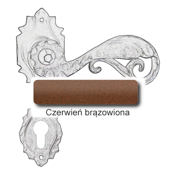 Czerwień brązowiona