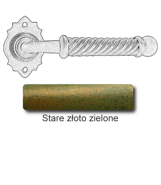 Stare złoto zielone