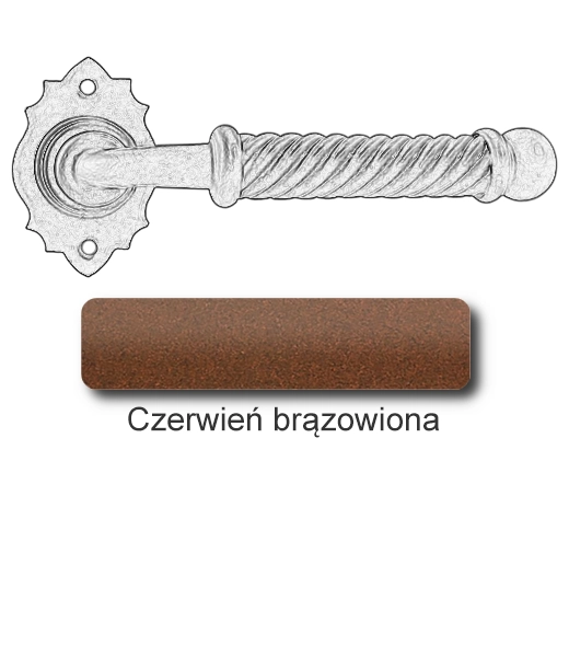 Czerwień brązowiona