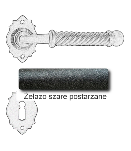 Żelazo szare postarzane
