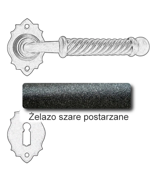Żelazo szare postarzane