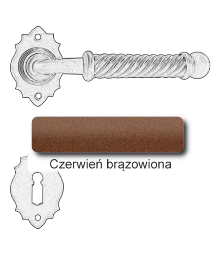 Czerwień brązowiona