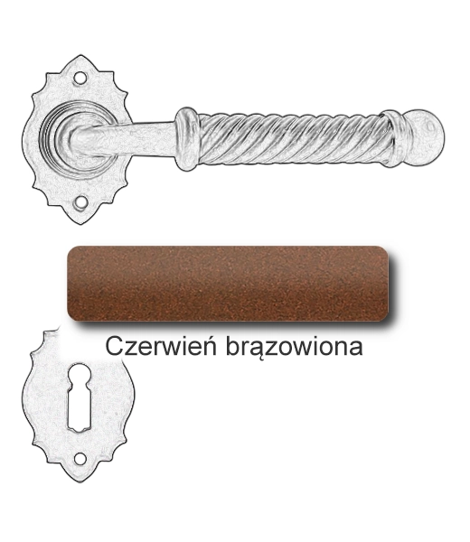 Czerwień brązowiona
