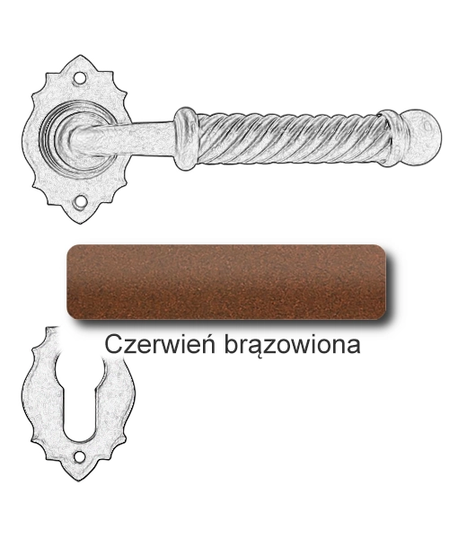 Czerwień brązowiona