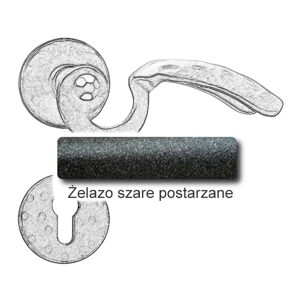 Żelazo szare postarzane