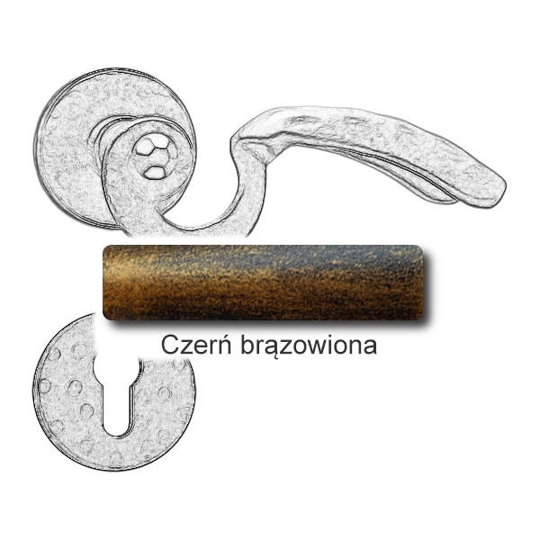 Czerń brązowiona