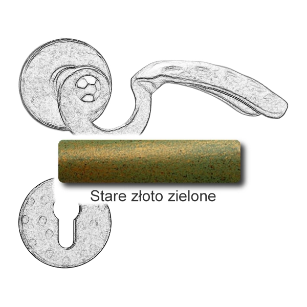 Stare złoto zielone