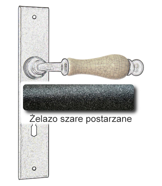 Żelazo szare postarzane