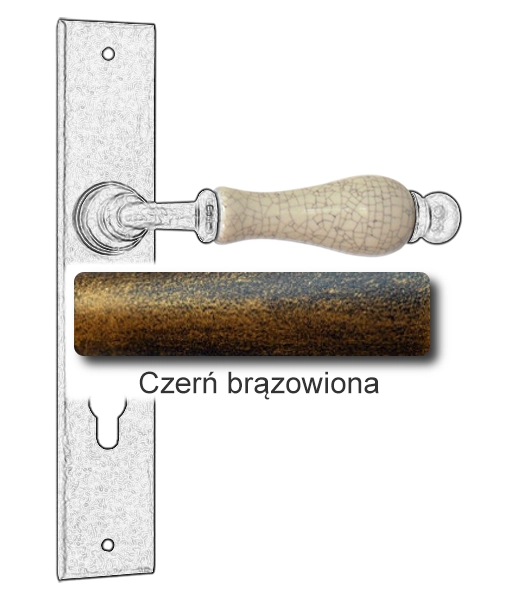 Czerń brązowiona
