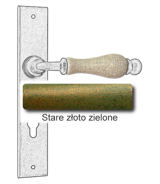Stare złoto zielone