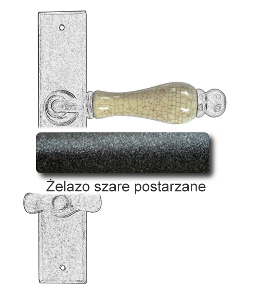 Żelazo szare postarzane