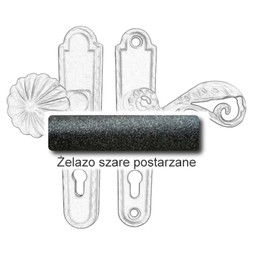 Żelazo szare postarzane