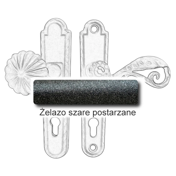 Żelazo szare postarzane