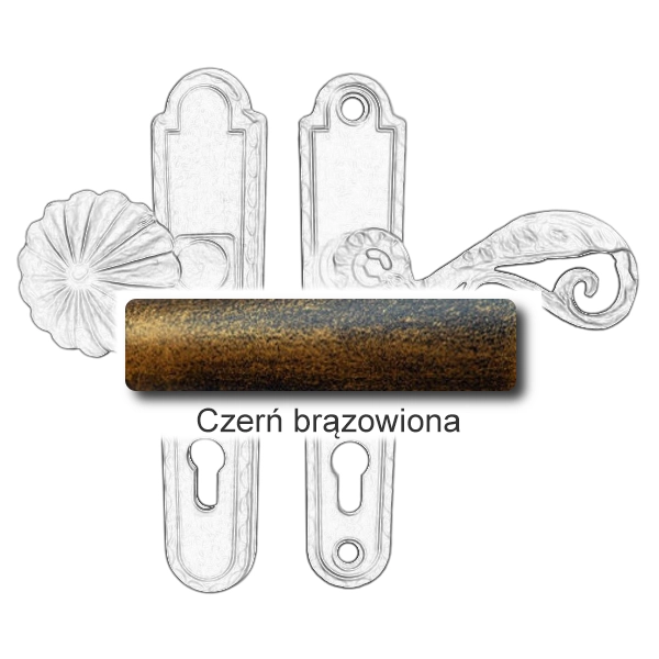 Czerń brązowiona