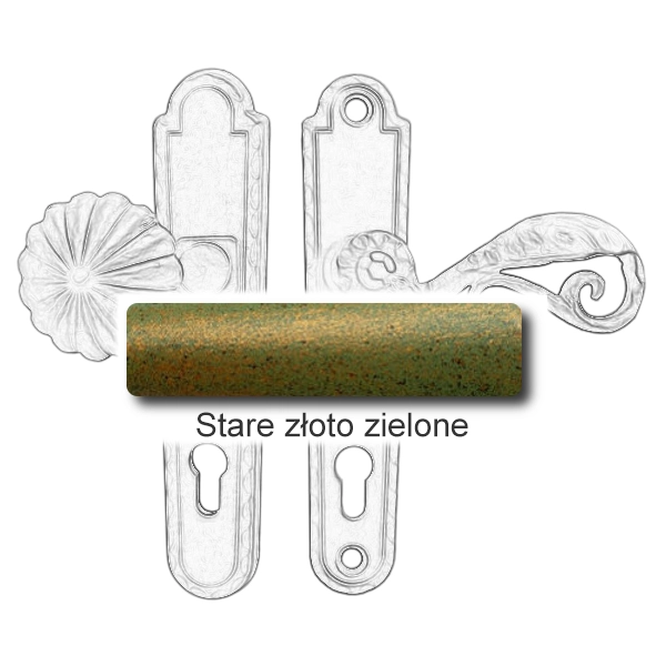 Stare złoto zielone