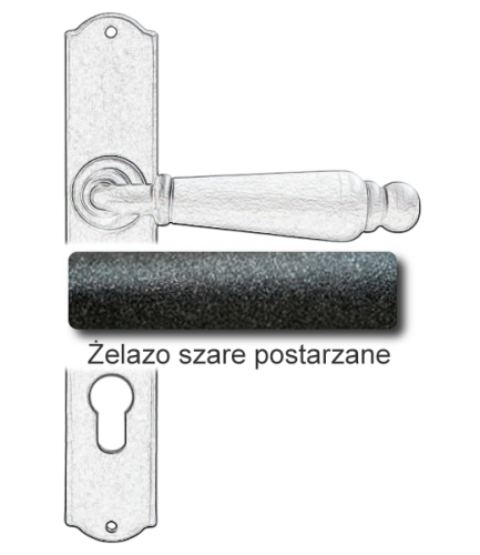 Żelazo szare postarzane