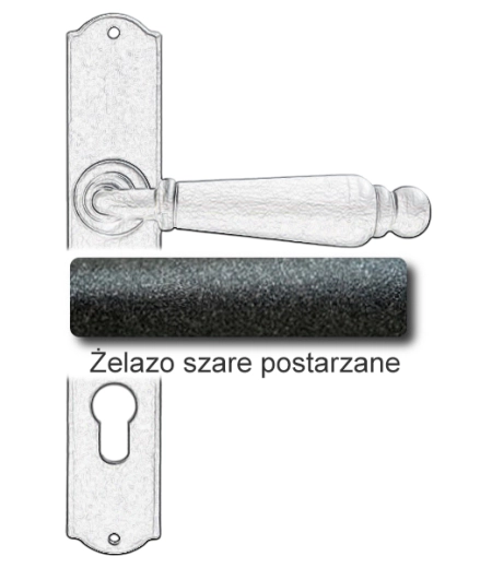 Żelazo szare postarzane