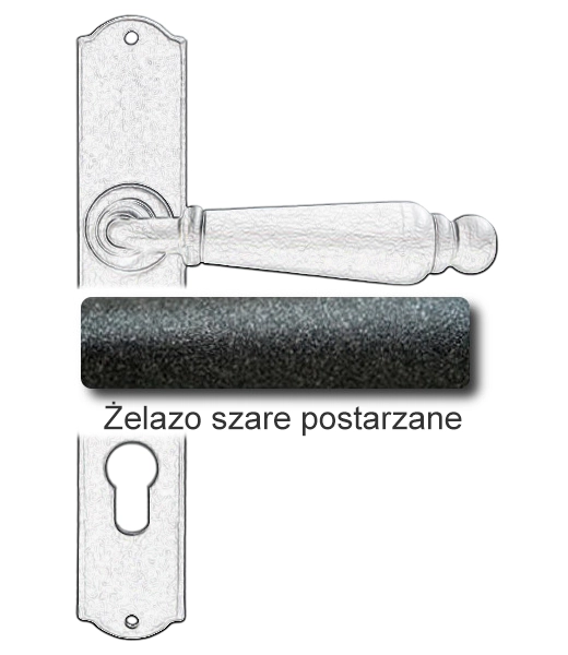 Żelazo szare postarzane
