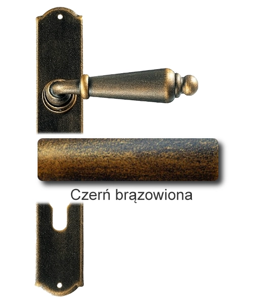 Czerń brązowiona