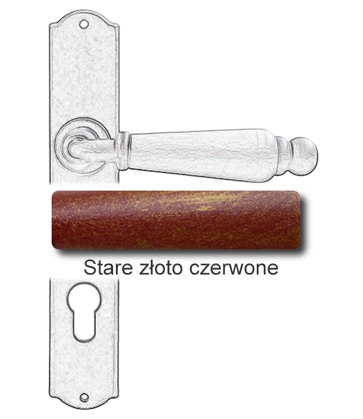 Stare złoto czerwone